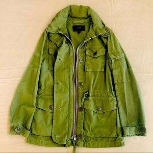 JCREW women’s Field Mechanic Jacket in Army Green